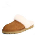 Factory Price Warm Sheepskin Women Indoor Slipper